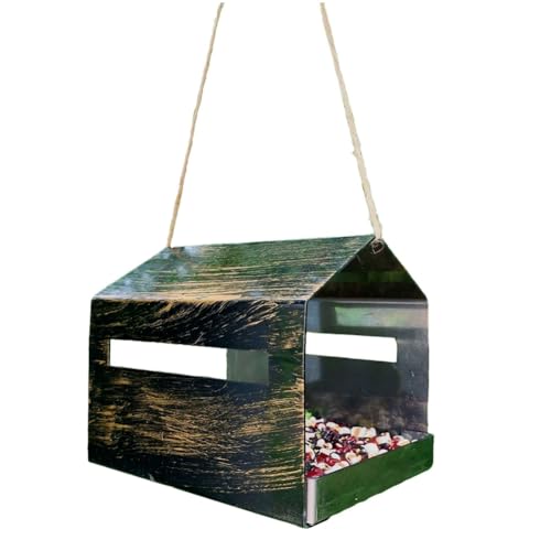 Koolenry Hanging Feeding Food Dispenser Halter Outdoor Vogelfutterläder im Freien Gartenbaudekoration im Freien im Freien von Koolenry