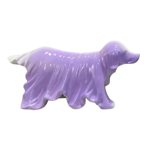 Koolenry Harz Halloween Ghost Dog Statue Home Dekoration Figur Ornament Ghosts Walking Festival Party von Koolenry