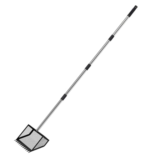 Koolenry Hühnerkotschaufel, 10 Großer Hühnerkotschaufelkopf für Sand, 62 Langer, Hühnerkotschaufelrechen von Koolenry