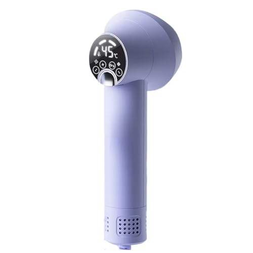 Koolenry Intelligente Blas- und Kämmmaschine Hundepflege Haartrockner für Kleine Tiere Blow Dryer Bass Lärmreduzierung Lila von Koolenry