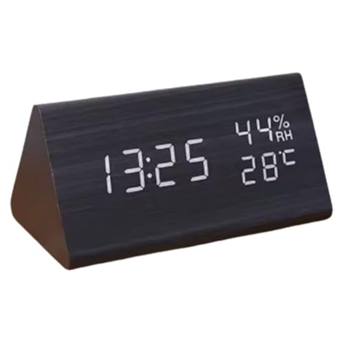 Koolenry Intelligente für Schlafzimmer Smart Clock Digitale für Schlafzimmer Schwarz von Koolenry