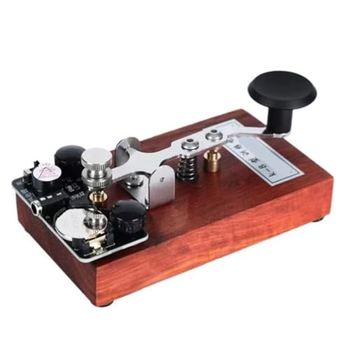 Koolenry K-8-Training Elektrischer Schlüssel, Klang und Leichte Praxis Shortwave HF Sound And Light Practice Board von Koolenry