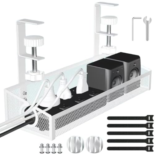 Koolenry Kabelmanagement & Kabelorganisator, Kabelmanagement-Schreibtischablage, Schreibtisch-Kabelorganisator von Koolenry