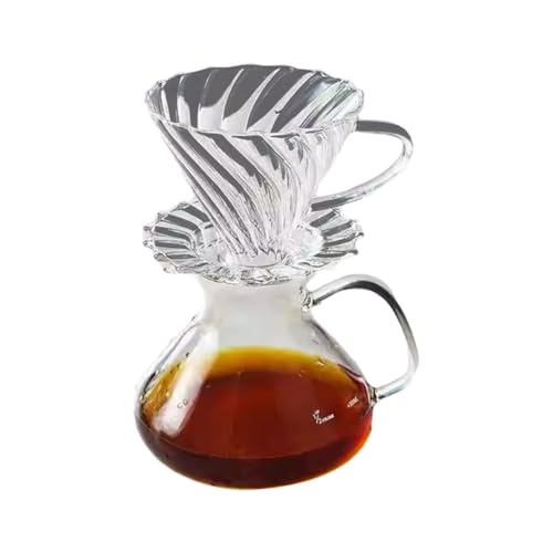 Koolenry Kaffee -Sharing -Topf mit Filterbecher über die Kaffeemaschine mit Skala für Zuhause oder Büro 300 Ml Koolenry Kaffee -Sharing -Topf mit Filterbecher über die Kaffeemaschine mit Skala für Zuhause oder Büro 300 Ml von Koolenry
