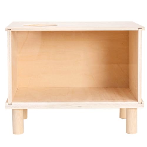 Koolenry Kleine Tiersandbadbox für Ratten, Rennmäuse, Chinchillas -Schutzhamster Käfiglandschaftsgestaltung Liefert Den Vollen Set DIY von Koolenry