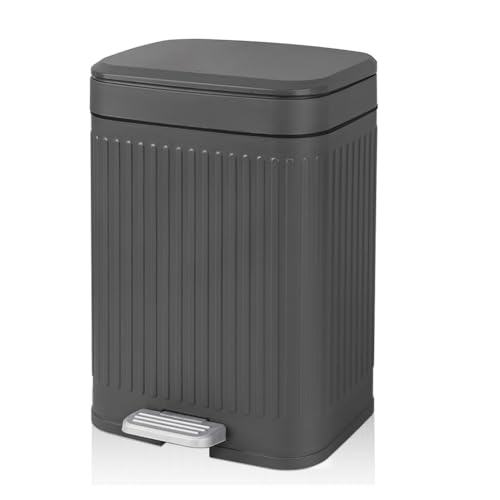 Koolenry Kleiner Badezimmer-Mülleimer mit Deckel, 2,1 Gallonen, Soft-Close-Stufe, Schmaler Mülleimer, Abfalleimer für Büro, Schlafzimmer, Küche B Koolenry Kleiner Badezimmer-Mülleimer mit Deckel, 2,1 Gallonen, Soft-Close-Stufe, Schmaler Mülleimer, Abfalleimer für Büro, Schlafzimmer, Küche B von Koolenry