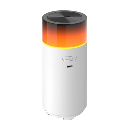 Koolenry LED-Licht-Luftbefeuchter Aromatherapie-Maschine USB Leiser Ätherisches Öldiffusor Nachtlicht-Befeuchter von Koolenry