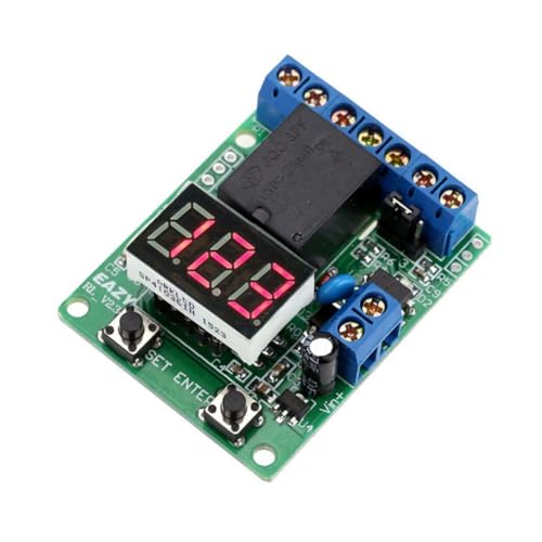 Koolenry LED -Voltmeter -Ladung Entlassungssicherheitsrelaismodul DC 12V Digitalspannungssteuerungsschaltermodul Koolenry LED -Voltmeter -Ladung Entlassungssicherheitsrelaismodul DC 12V Digitalspannungssteuerungsschaltermodul von Koolenry