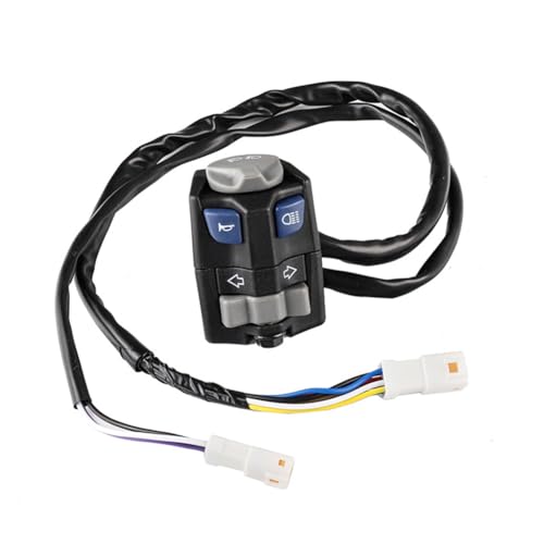 Koolenry Motorrad -Lenkerregelschalter Integriertes Scheinwerferhorn für EXCW für EXCF TPI 125 150 200 250 350 450 500 von Koolenry