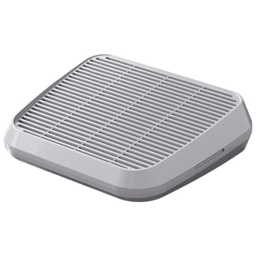 Koolenry Neue Katzentoilette, Stufen-Katzenstreu-Auffangrampe, Anti-Tracking-Fangschale mit Filterfunktion, rutschfeste Doppelschicht von Koolenry