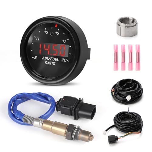 Koolenry O2 Luft-Kraftstoff-Verhältnis-Messgerät 30-0300 X-Series AFR-Messgerät 0258017025 Sauerstoffsensor für Auto von Koolenry