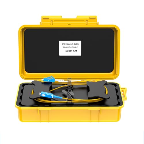 Koolenry OTDR Dead Zone Eliminator 500m Glasfaser-Startkabel-Kabelbox Dead Spot Eliminator 0.2dbm SC/UPC-LC/UPC von Koolenry
