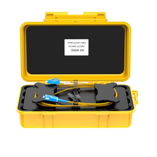 Koolenry OTDR-Glasfaser-Getriebekabelbox 300 M Dead Spot Eliminator Startkabel Ring-Ring-Typ SC/UPC-LC/UPC von Koolenry