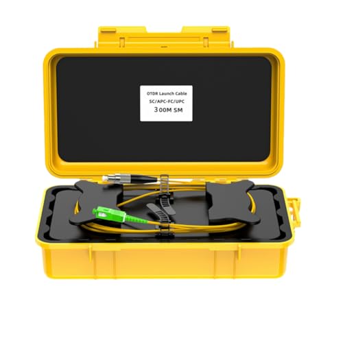Koolenry OTDR-Startkabelbox 300m Faser-Ring-Sender Dead Spot Eliminator OTDR-Kabelbox SC/-FC/UPC von Koolenry