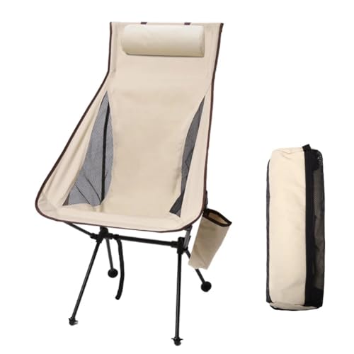 Koolenry Outdoor -Angelstuhl Tragbarer Klappmondstuhl Liege mit Kissen Outdoor Moonstuhl Liegeklappstuhl Klappstuhl Koolenry Outdoor -Angelstuhl Tragbarer Klappmondstuhl Liege mit Kissen Outdoor Moonstuhl Liegeklappstuhl Klappstuhl von Koolenry