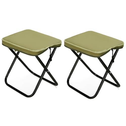 Koolenry Outdoor-Federmäppchen-Stuhl, Mini-, Camping- und Angelhocker, und -Federmäppchen-Stuhl, Grün Koolenry Outdoor-Federmäppchen-Stuhl, Mini-, Camping- und Angelhocker, und -Federmäppchen-Stuhl, Grün von Koolenry