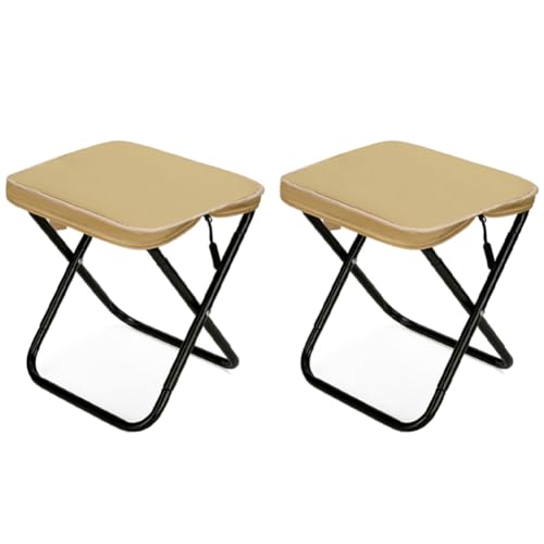 Koolenry Outdoor-Federmäppchen-Stuhl, Mini-, Camping- und Angelhocker, und -Federmäppchen-Stuhl, Khaki Koolenry Outdoor-Federmäppchen-Stuhl, Mini-, Camping- und Angelhocker, und -Federmäppchen-Stuhl, Khaki von Koolenry