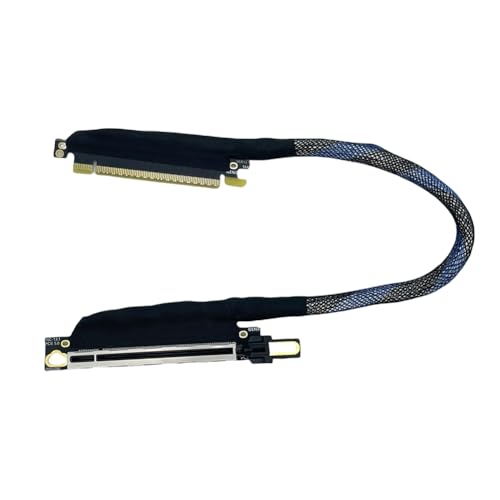 Koolenry PCIE 5.0 X16 GRAFICS-KARTE GPU-Erweiterungskabel Silber Plattiert PCI-E 5.0 X16 Gen5 64GT/ S Adapter Server Kabel Hochgeschwindigkeit Hochgeschwindigkeit PCIe 5.0 X16 Graphics Card Extension Koolenry PCIE 5.0 X16 GRAFICS-KARTE GPU-Erweiterungskabel Silber Plattiert PCI-E 5.0 X16 Gen5 64GT/ S Adapter Server Kabel Hochgeschwindigkeit Hochgeschwindigkeit PCIe 5.0 X16 Graphics Card Extension von Koolenry