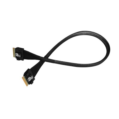 Koolenry PCIE4.0x8 SFF8654 Bis SFF8654 MALE TO MALE DATA Kabel SLIMSAS 8X SFF8654 X8 Gen4 Kabel für GPU -Grafikkarte SSD A Koolenry PCIE4.0x8 SFF8654 Bis SFF8654 MALE TO MALE DATA Kabel SLIMSAS 8X SFF8654 X8 Gen4 Kabel für GPU -Grafikkarte SSD A von Koolenry