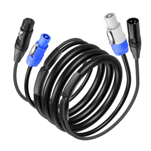 Koolenry Powercon-Kabel 3Pin XLR-Signal-Kombikabel für Bühnenbeleuchtung, Konzerte, Veranstaltungen Koolenry Powercon-Kabel 3Pin XLR-Signal-Kombikabel für Bühnenbeleuchtung, Konzerte, Veranstaltungen von Koolenry