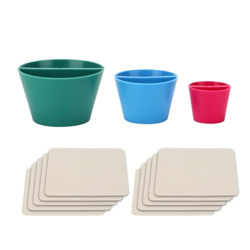 Koolenry Rim Cone Tonwerkzeuge mit 10 Stück Chamois-Tuch, Tonwerkzeuge zum Formen Von Rim Cones für das Skulpturieren und Reparieren Von Rändern von Koolenry