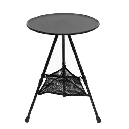 Koolenry Runder Campingtisch, Abnehmbarer, Klappbarer Campingtisch mit Verstellbaren Beinen für Picknick-Gartentisch im Freien Koolenry Runder Campingtisch, Abnehmbarer, Klappbarer Campingtisch mit Verstellbaren Beinen für Picknick-Gartentisch im Freien von Koolenry