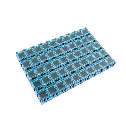 Koolenry SMD SMT Electronic Component Container Mini Storage Boxes Kit für Elektronische Komponenten Elektronische Komponenten Speicherbox Blau von Koolenry