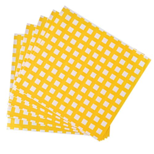 Koolenry Sandwich Verpackungstaschen 17x 17 cm Laminierte Papierverpackungspapiertüten Papierkorb Liner Koolenry Sandwich Verpackungstaschen 17x 17 cm Laminierte Papierverpackungspapiertüten Papierkorb Liner von Koolenry
