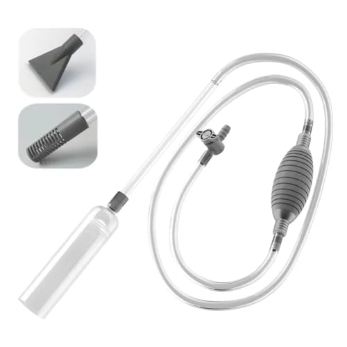 Koolenry Sauger für Große Aquarien, /Sandwäsche und Wasserwechsel, Reinigungsset mit Verlängerungsrohr von Koolenry