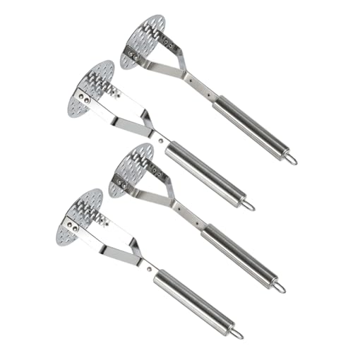 Koolenry Schlammpresse, Kartoffelstampfer Aus Edelstahl, Manueller Obst- und Gemüsestampfer, Lebensmittelzerkleinerer, Küchengerät für Zuhause Koolenry Schlammpresse, Kartoffelstampfer Aus Edelstahl, Manueller Obst- und Gemüsestampfer, Lebensmittelzerkleinerer, Küchengerät für Zuhause von Koolenry