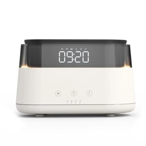 Koolenry Simuliertes Flammenaroma -Diffusor Home Desktop -Uhr Flammenfeuchter und Aroma Diffusor Koolenry Simuliertes Flammenaroma -Diffusor Home Desktop -Uhr Flammenfeuchter und Aroma Diffusor von Koolenry