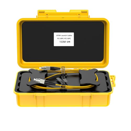 Koolenry Startkabelbox Faser-Optik OTDR Dead Spot Eliminator Ring 150m Sendekabelbox FC/UPC-FC/UPC Koolenry Startkabelbox Faser-Optik OTDR Dead Spot Eliminator Ring 150m Sendekabelbox FC/UPC-FC/UPC von Koolenry