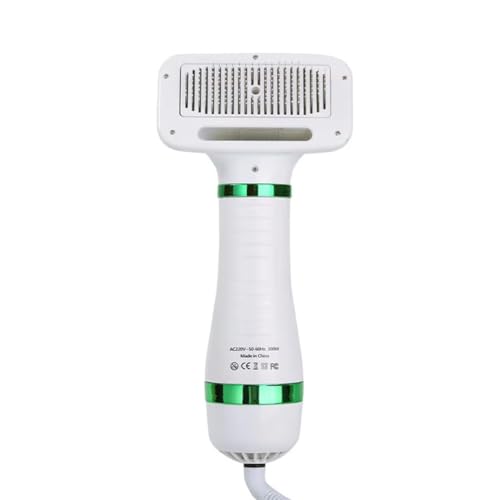 Koolenry Tierhaartrockner mit Slicker-Bürste Professionelles Pflege-Werkzeug für Haustiere Haustierpflege Essentials EU-Stecker von Koolenry