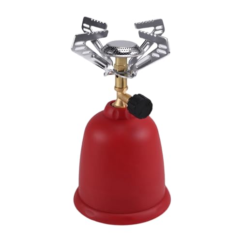Koolenry Tragbarer Outdoor -Campingherde 190 G Euro -Gastank Kaffeeherd Einstellbarer Propangasbrenner für Fischerei -Wanderpicknick im Freien von Koolenry