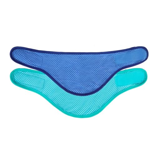 Koolenry Verstellbare Hundkühlung Bandana 2 Pack Pack Pet Schal Instant Chill, Eishalskühler für Den Sommer im Freien im Freien, Um Sonnenstroke zu Verhindern L von Koolenry