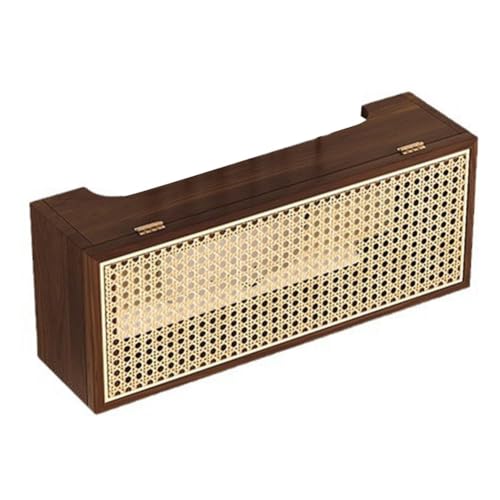 Koolenry Vintage Massivholz Rattan Wireless Router Aufbewahrungsbox Wandmontage TV Set-Top Box Aufbewahrungsregal Koolenry Vintage Massivholz Rattan Wireless Router Aufbewahrungsbox Wandmontage TV Set-Top Box Aufbewahrungsregal von Koolenry