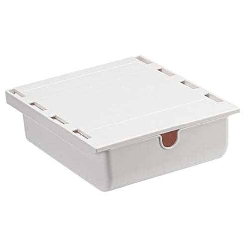 Koolenry Weiße Schubladenspeicherkasse Unter-Desk Sticky Storte Box Space Sparspace-Speicherbox Koolenry Weiße Schubladenspeicherkasse Unter-Desk Sticky Storte Box Space Sparspace-Speicherbox von Koolenry