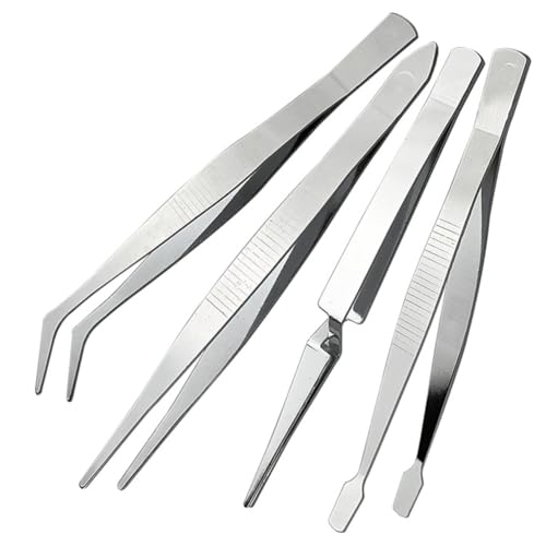 Koolenry Werkzeug für die Elektronik Reparatur Lötung 4PCS Precision Pinzeln Set Eingedickter Edelstahl Gerade Gebogene Clip -Dressing Koolenry Werkzeug für die Elektronik Reparatur Lötung 4PCS Precision Pinzeln Set Eingedickter Edelstahl Gerade Gebogene Clip -Dressing von Koolenry