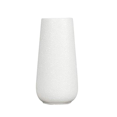 Koomiao Vase Weiß Blumenvase, Vase für PampasgrasVase Keramik Vase Deko für Pampasgras, Vasen Deko für Zuhause/Büro/Hochzeit (Weiß, Groß) von Koomiao