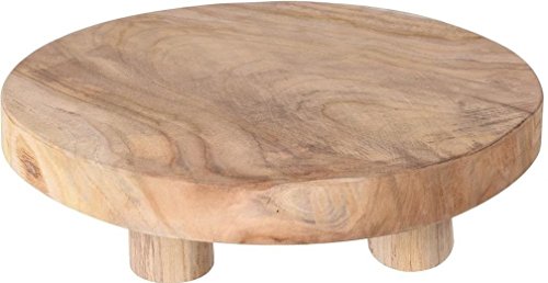 Teak-Tisch mini Teakholz Holz-Tischchen Blumenständer Etagere Pflanzenhocker 30cm von Koop