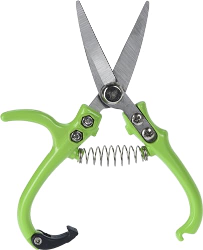 Mini Blumenschere Gartenschere Rosenschere Gemüsepflanzen Astschere Garten Blumen Gärtnern C370 (Amboss-Klinge) von Koopman International B.V.