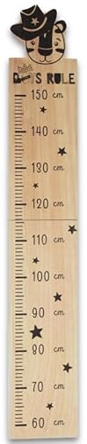 Koopman International b.v Kinder Messlatte Wandlineal Messen Kindermesslatte Kinderzimmer Deko Wanddeko 60-150cm, Form:A von Koopman International b.v