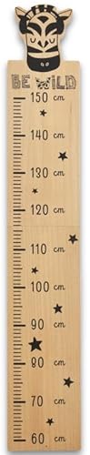 Koopman International b.v Kinder Messlatte Wandlineal Messen Kindermesslatte Kinderzimmer Deko Wanddeko 60-150cm, Form:B von Koopman International b.v