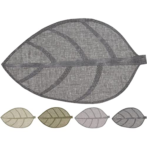 20x Platzset ca.50x33cm blattförmig Tischdeckchen Matte Unterlage Schutz von Koopman International