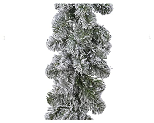 Decoris Tannengirlande künstlich 2.7m x ca. 20cm mit Schnee Weihnachtsgirlande grün Decoris Tannengirlande künstlich 2.7m x ca. 20cm mit Schnee Weihnachtsgirlande grün von Kaemingk