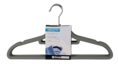 Koopman Kleiderbügel aus ABS, 5 Stück, 42 x 13 cm, 2 Stück von Self Import Agencies