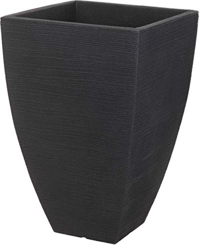Nampook blumentopf Gerippt 40 x 60 cm Kunststoff anthrazit von Koopman International