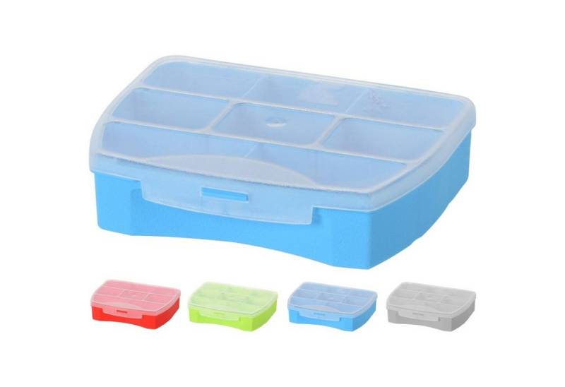 Koopman Aufbewahrungsbox 24x Haushaltsboxen 5 Fächer Aufbewahrung Ordnung Lagern Regal von Koopman