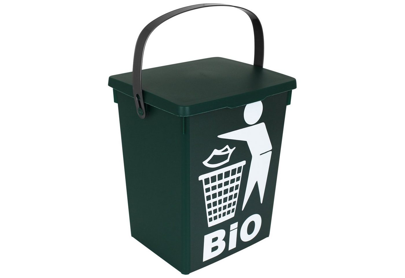 Koopman Biomülleimer Bioabfall Box 5L Abfallsammler, Küchenabfalleimer Komposteimer Biomüll Biomülltonne Abfallbehälter von Koopman