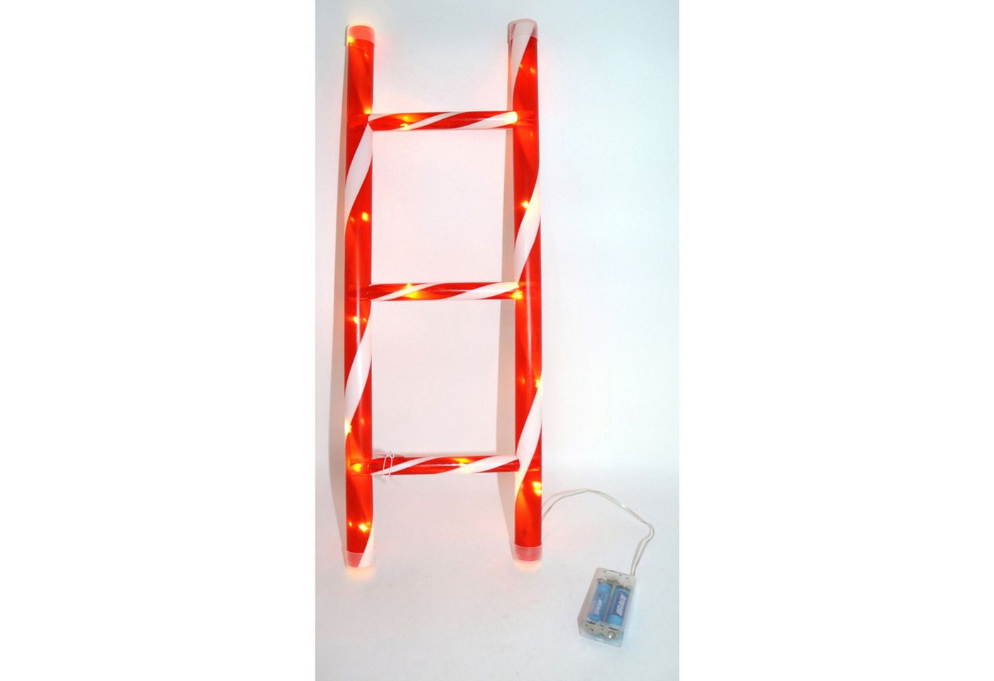Koopman Dekofigur WH Leiter Zuckerstange 50 cm 21 LED 12 Stück Koopman Dekofigur WH Leiter Zuckerstange 50 cm 21 LED 12 Stück von Koopman